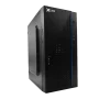 Gabinete Xcase mini torre Jet Blue con fuente de 450 Watts incluida