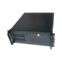Gabinete rack Xcase de 4 unidades negro sin fuente