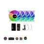 Kit de 4 ventiladores Xcase gamer Argb con Hub + control remoto - Image 3