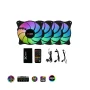 Kit de 4 ventiladores Xcase gamer Argb con Hub + control remoto - Image 2